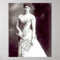 Lily Langtry (1853-1929) treedt op bij Haymark