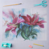 Lily Lilies Waterverf Art Decoupage Tissue Paper Tissuepapier (Craft)