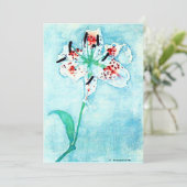 Lily, mooi schilderij van Piet Mondrian Kaart (Staand voorkant)