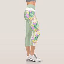 Lily/Namaste Yoga (Groene Leggings) Capri