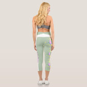 Lily / Namaste Yoga (Vert) Capri Leggings (Verso)