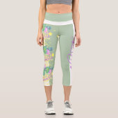 Lily / Namaste Yoga (Vert) Capri Leggings (Recto)