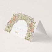 Lily Nom Cartes Mariage Table Vintage (Front)