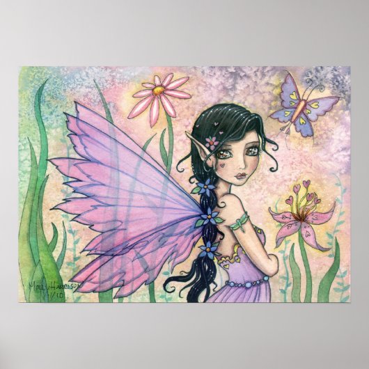 Lily of Love Fairy Poster Imprimer (Devant)