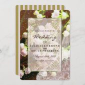 Lily Of The Valley ~ Collection Faire-part de mari (Devant / Derrière)