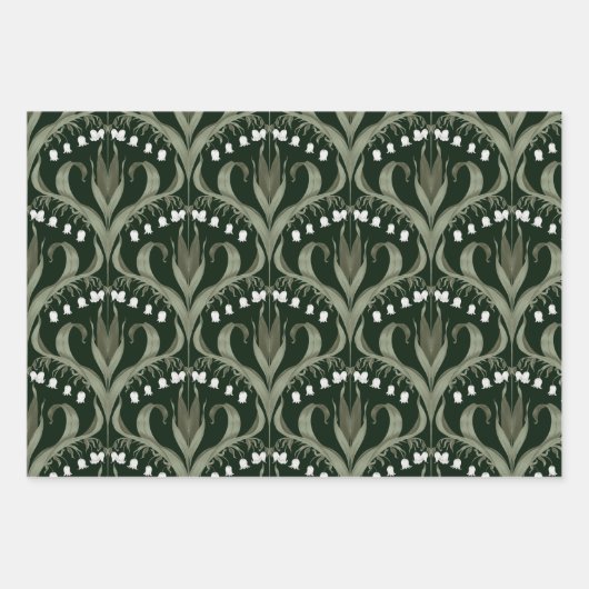 Lily of the Valley Elegant design Inpakpapier Vel (Voorkant)