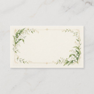 Lily of the Valley Enclosure Card Informatiekaartje