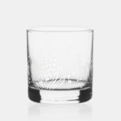 Lily of the Valley Floral Custom Name Whisky Glas (Links)