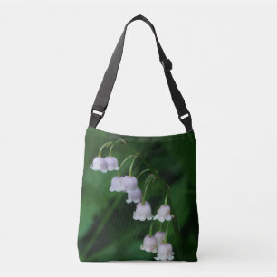 Lily-of-the-Valley Flower Crossbody Bag Tas