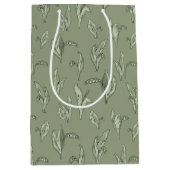 Lily of the Valley  Green Medium Cadeauzakje (Voorkant)