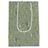 Lily of the Valley  Green Medium Cadeauzakje (Achterkant)