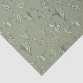 Lily of the Valley  Green Tissuepapier (Detail)