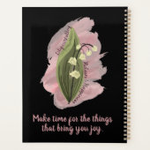 Lily of the Valley Happiness Personnalisé Black (Dos)