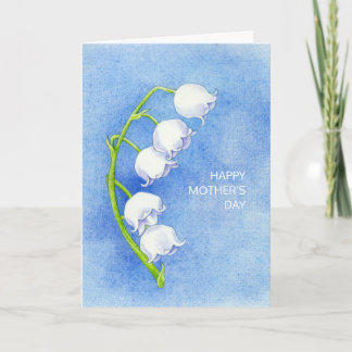 Lily of the Valley Mother's Day Card Kaart