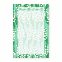 Lily of the Valley Post-It Notes