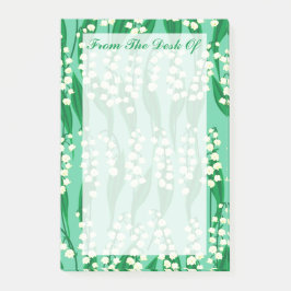 Lily of the Valley Post-It Notes