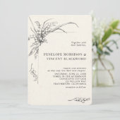 Lily-of-the-Valley Wedding Invitation (Debout devant)