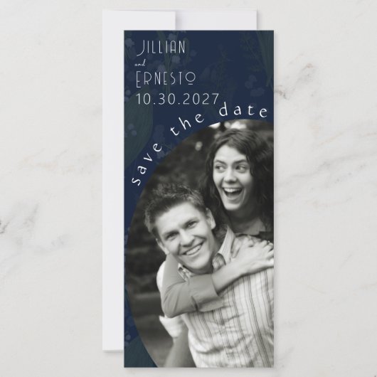 Lily of Valley donkerste blauw met vervaagde achte (Voorkant)