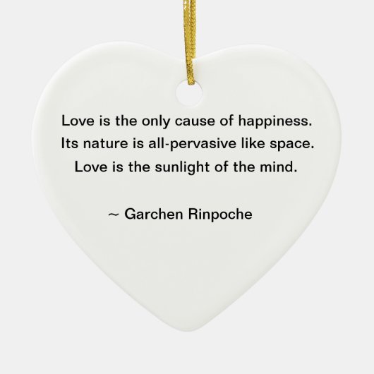 Lily Ornament met boeddhist Quote (Voorkant)