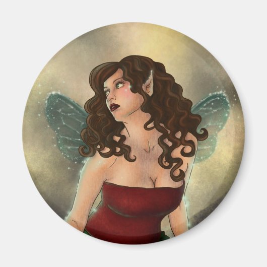 Lily Pad Fae Magnet Magneet (Voorkant)