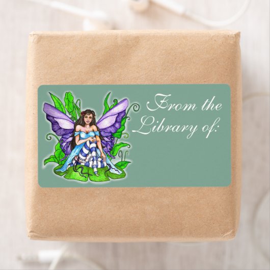 Lily Pad Fairy Book Label (Insitu)