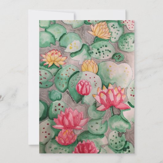 Lily Pad Kaart (Voorkant)