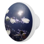 Lily pad Water Fairy Reflection Keramische Knop (Rechts)