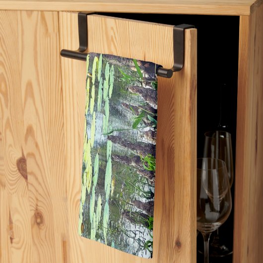 Lily Pads Decoratief Theedoek (Derde Gevouwen)