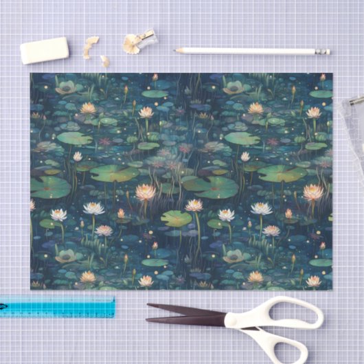 Lily Pads en Bloemen Tissuepapier (Craft)