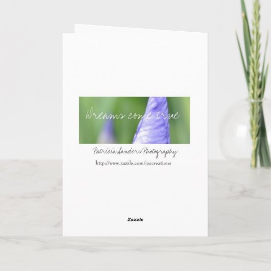 Lily Pads en Lotus Zen Verjaardag Kaart (Achterkant)