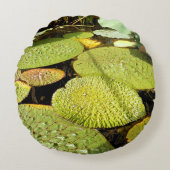 Lily Pads Round Cushion Rond Kussen (Voorkant)