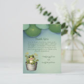 Lily Pads van het leven Bedankkaart (Staand voorkant)