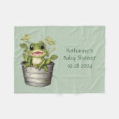 Lily Pads van het leven Fleece Deken (Voorkant (Horizontaal))