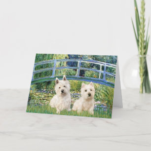 Lily Pond Bridge - Westies (twee) Kaart