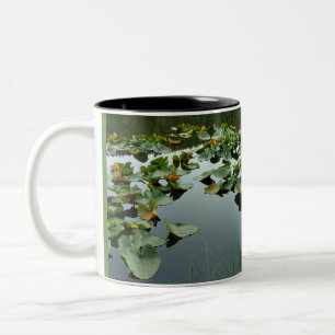 Lily Pond C Tweekleurige Koffiemok