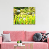 Lily Pond Canvas Print (Insitu (Woonkamer))