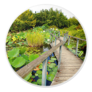 Lily Pond Ceramic Knob Keramische Knop