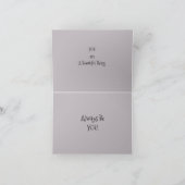 *'LiLy Pond' ontwerp, Je bent een mooi Wezen, Kaart (Binnen)