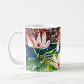 Lily Pond waterverf print koffie mok