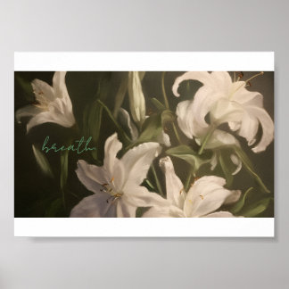 Lily Poster - Esthetische Sereniteit Kalme Muurkun