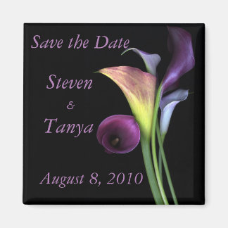 Lily Save the Date Magnet Magneet