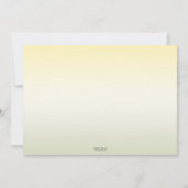 Lily Sympathy Memorial Service Merci Cartes (Dos)