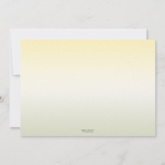 Lily Sympathy Memorial Service Merci Cartes (Dos)