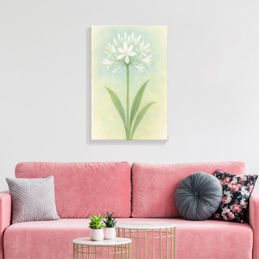 Lily van de Nijl Canvas Afdruk (Insitu (Woonkamer))