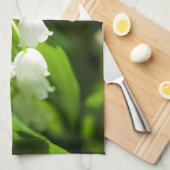 Lily van de vallebloem theedoek (Quarter Fold)