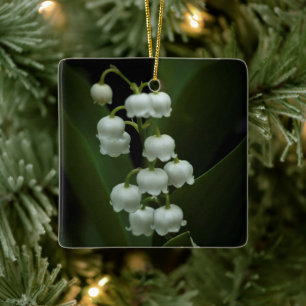 Lily van de vallei-0308 keramisch ornament