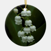 Lily van de vallei-0308 keramisch ornament (Voorkant)