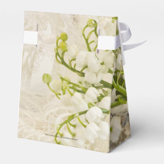Lily van de vallei bedankdoosjes (Achterkant)