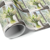 Lily van de vallei boeket cadeaupapier (Rol Hoek)