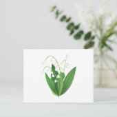 Lily van de vallei briefkaart (Staand voorkant)
